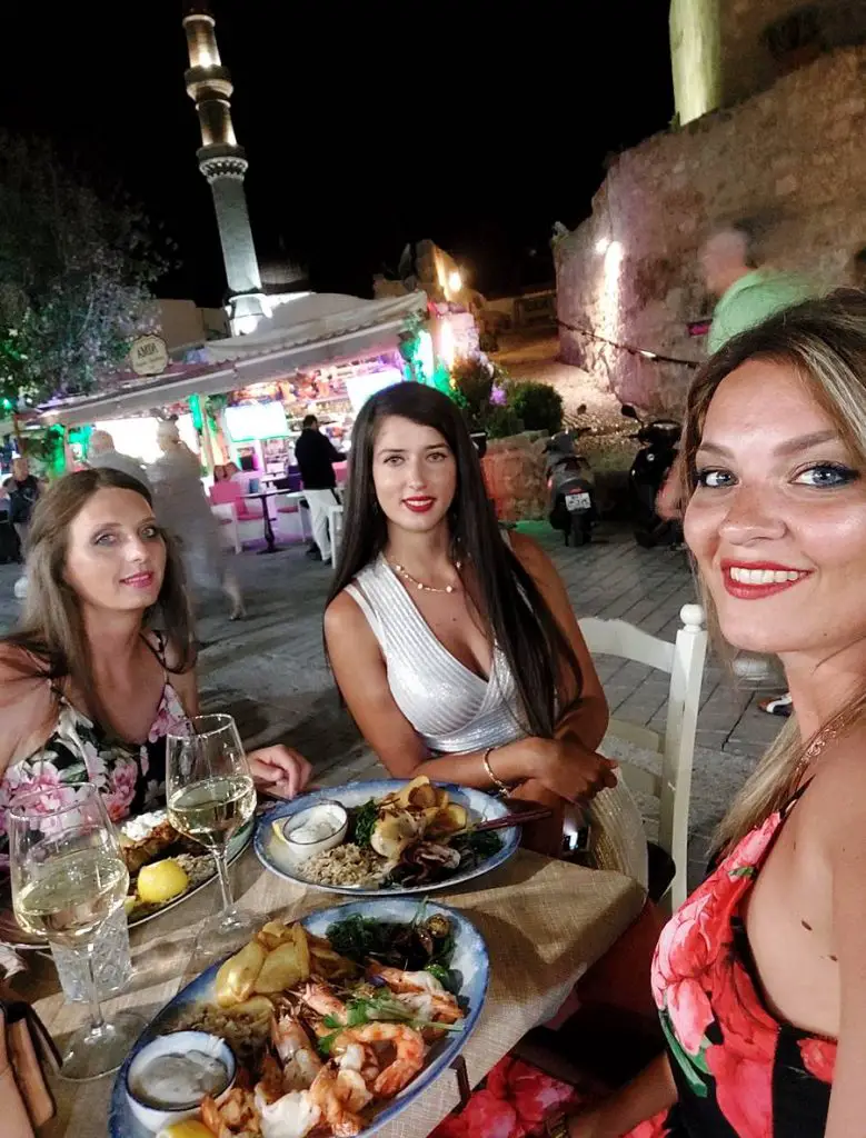 Mama Sofia dinner - Rhodes Old Town