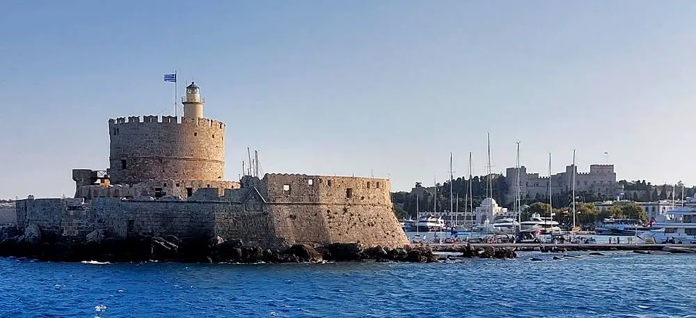 Mandraki Port - St Nicholas Fortress