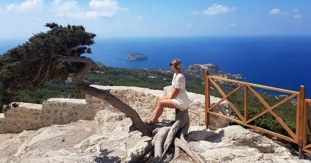 Monolithos Castle - The view from the top