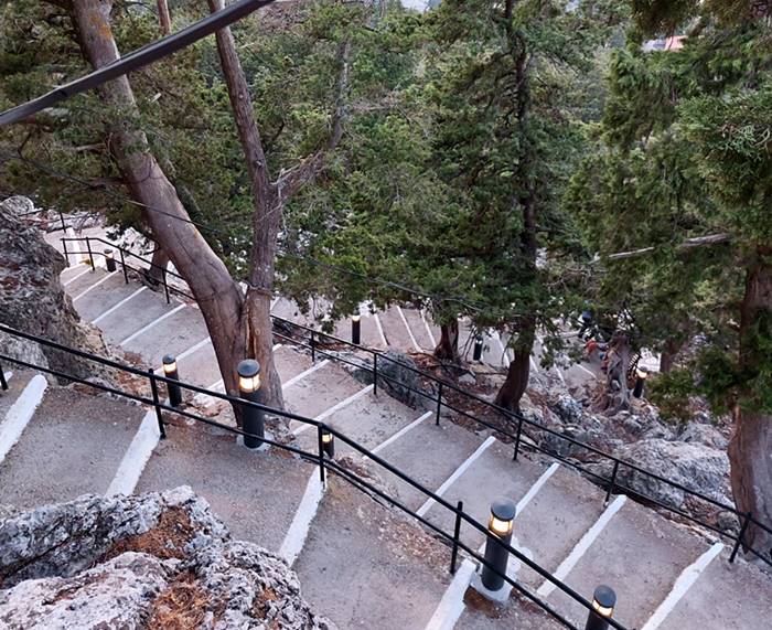 Tsambika Monastery steps