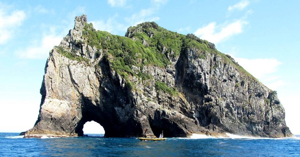 Hole in the Rock - Motukokako island