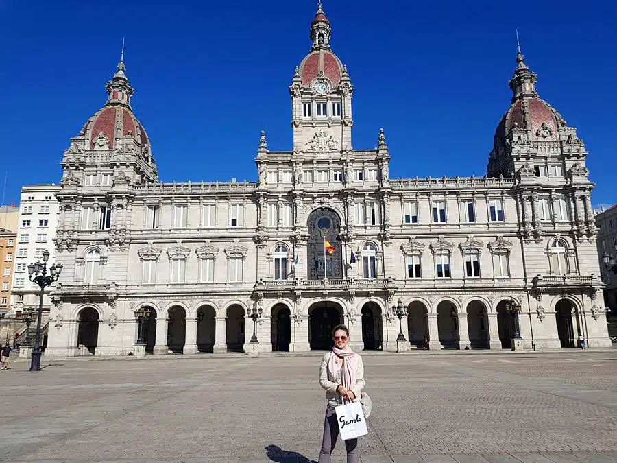 Maria Pita Square, La Coruna, Spain