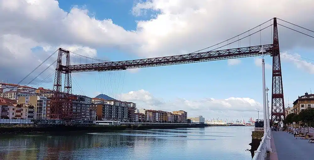 Vizcaya Bridge port of Bilbao