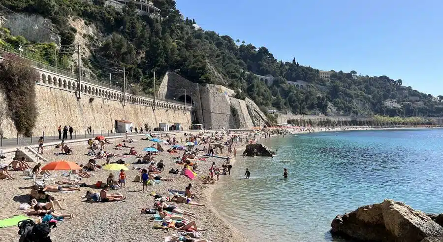 Villefranche beach