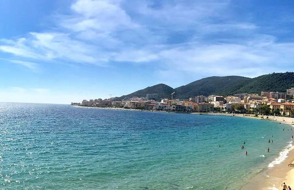 Ajaccio beach, Corsica