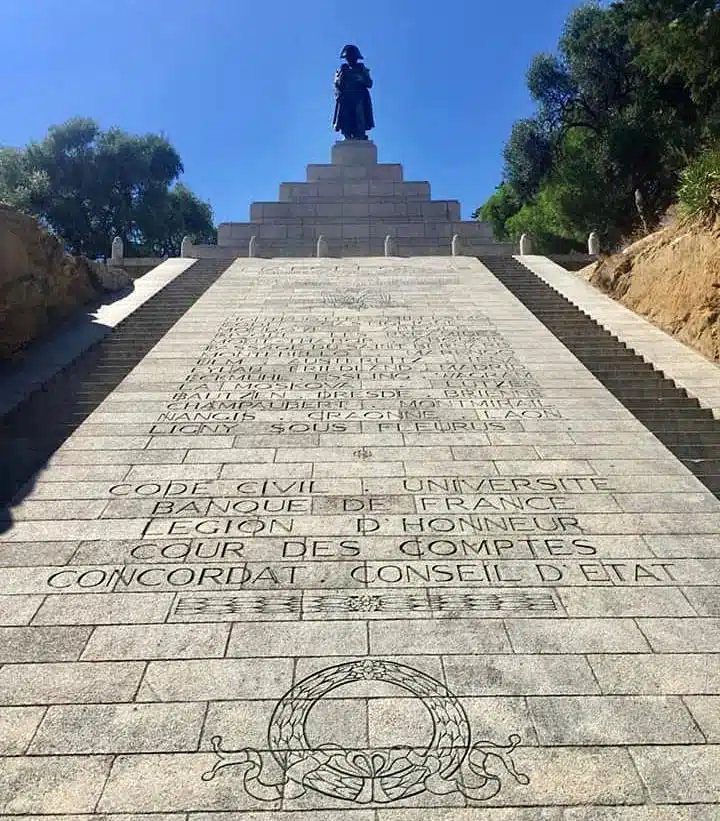 Monument commémoratif de Napoléon 1er, Place d'Austerlitz, Ajaccio