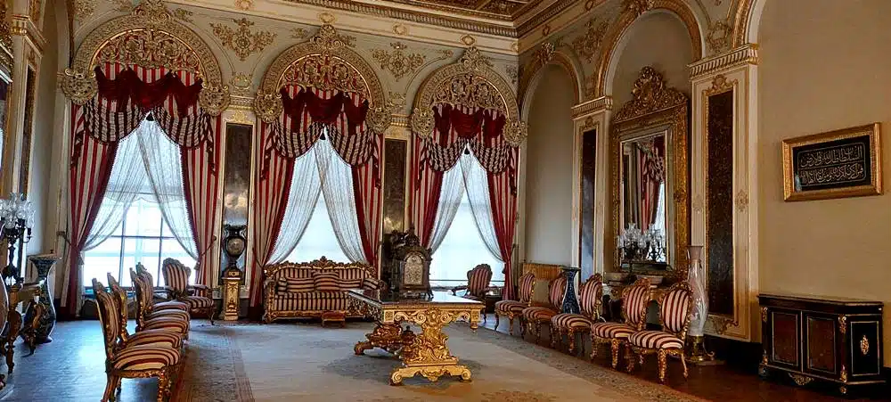 Dolmabahce Palace harem room