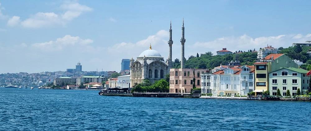 Ortakoy Mosque from the water