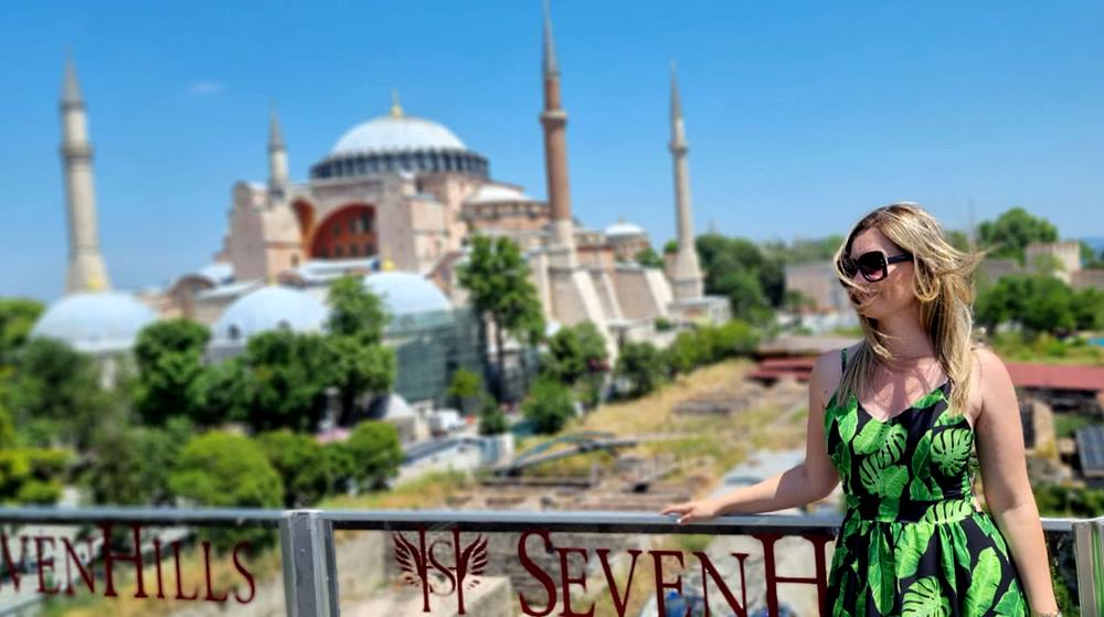 Seven Hills Restaurant Istanbul - View of Hagia Sophia