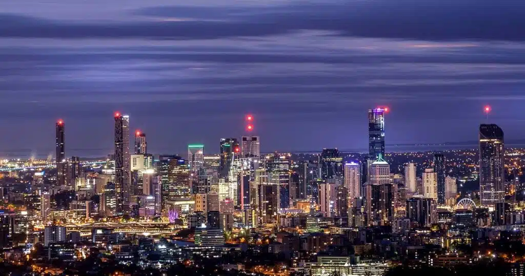 Brisbane at night