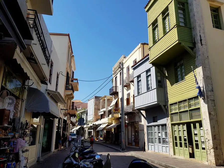 Rethymno old town streets