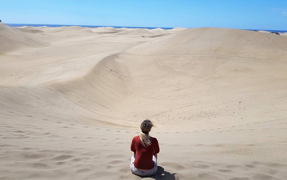 Dunes of Maspalomas in Gran Canaria