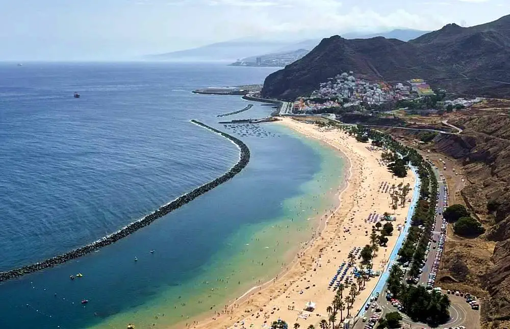 Las Teresitas beach in Santa Cruz de Tenerife