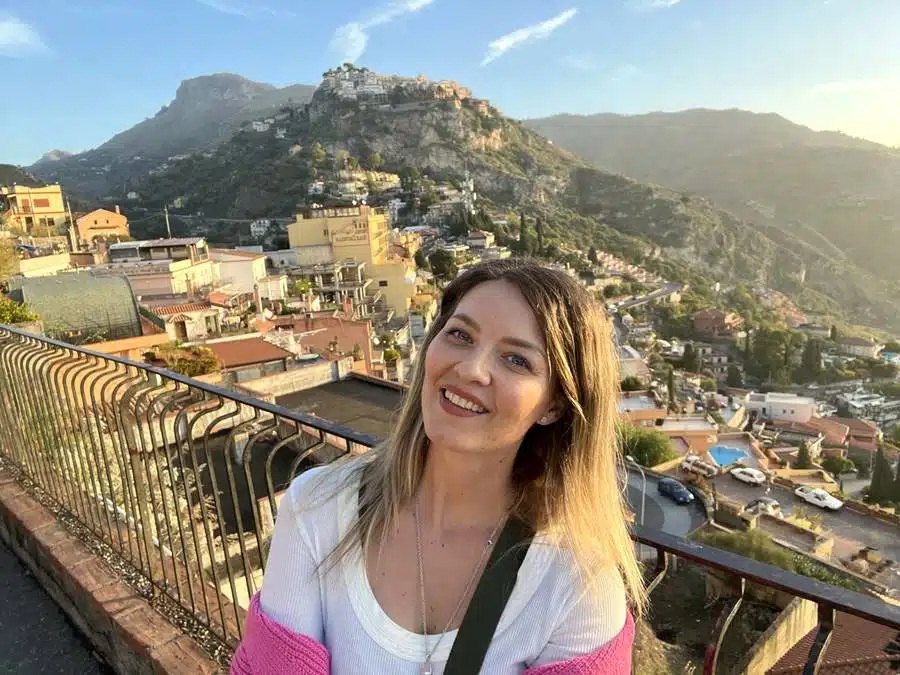 Castelmola village - the view from Chiesa Madonna della Rocca