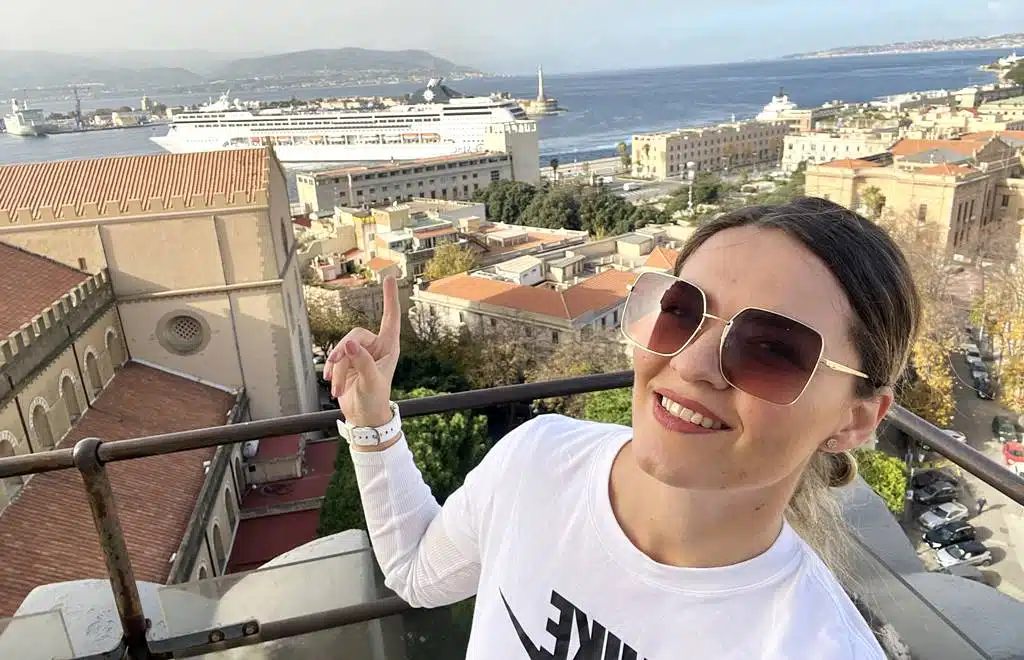 Messina cruise port - view from bell tower