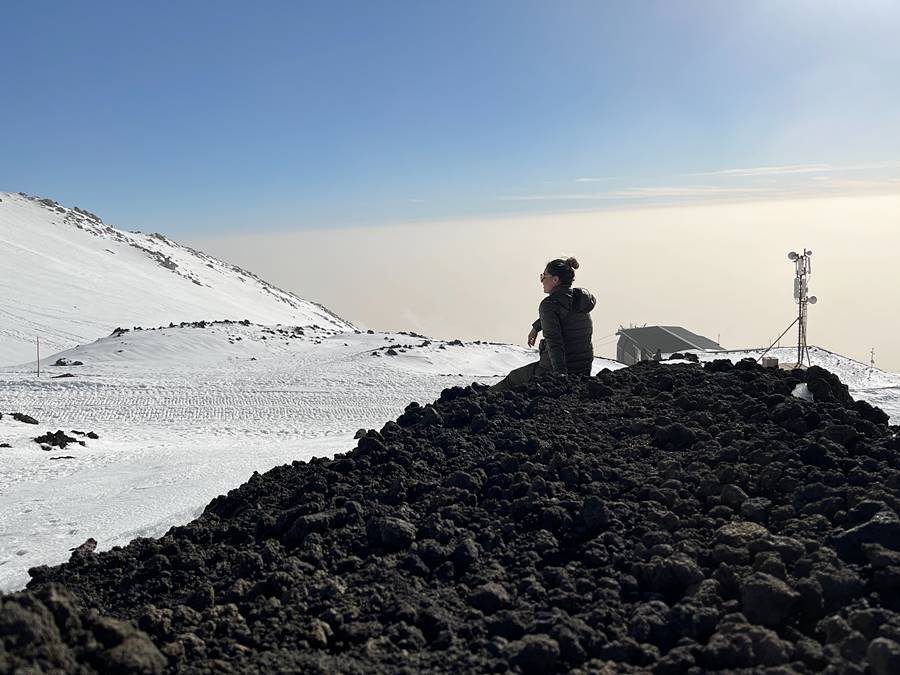 Mount Etna in December