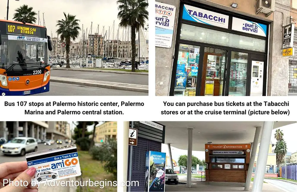 Palermo local bus info