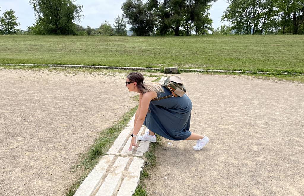 Olympic Stadium in Ancient Olympia