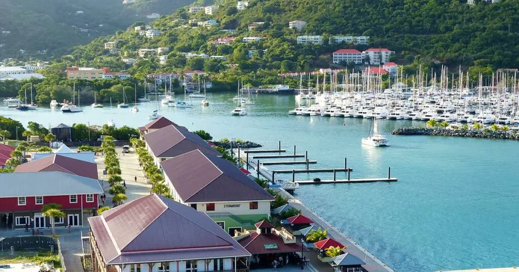 Tortola cruise port Road Town