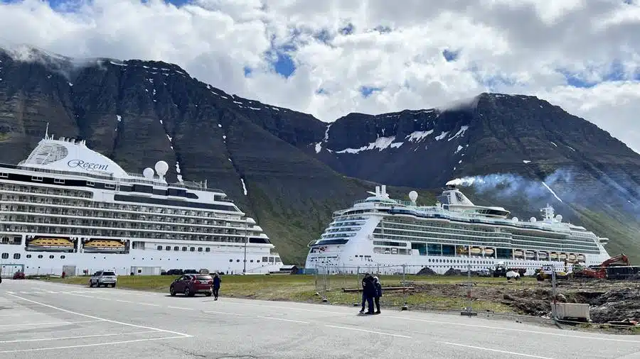 Isafjordur cruise ship terminal