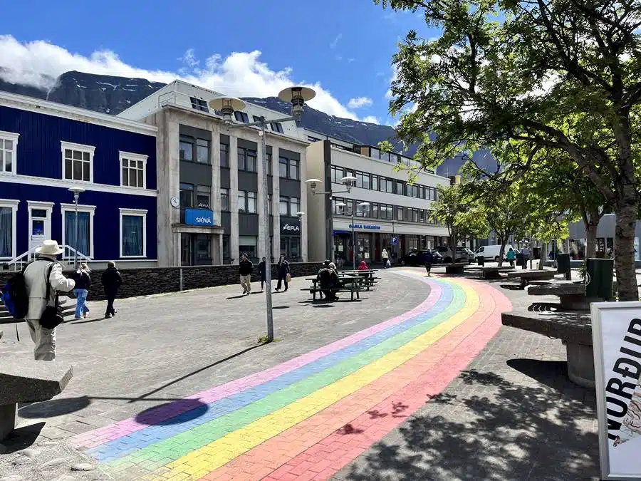 Isafjordur downtown - Rainbow Path