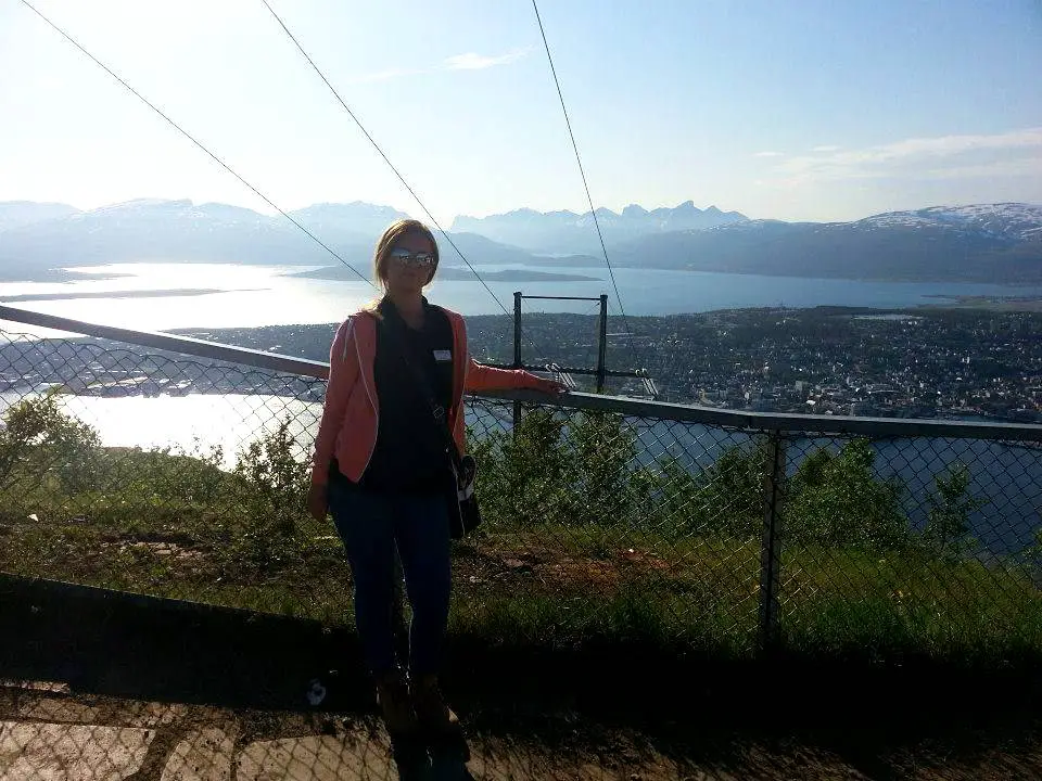 Me at Tromso cable car top station