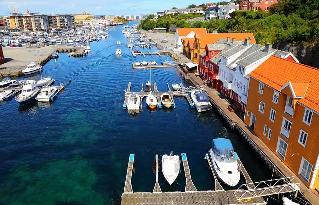 Haugesund city panorama