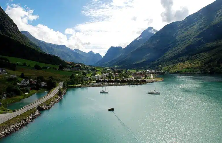 Olden cruise port, Norway