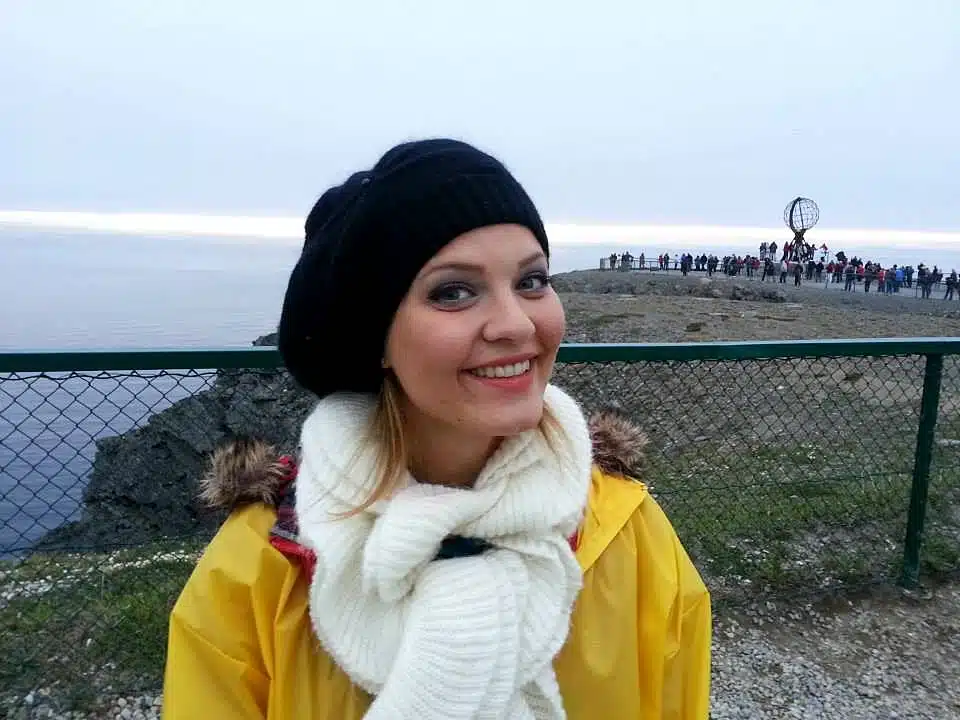 Me at the Nordkapp (North Cape)