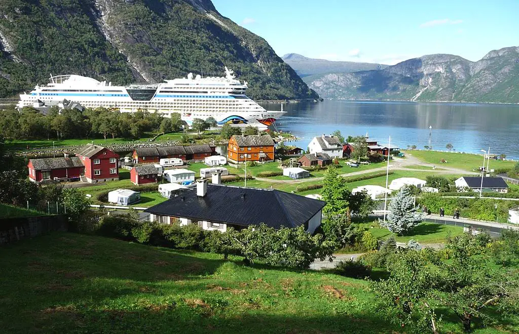 Eidfjord cruise port, Norway