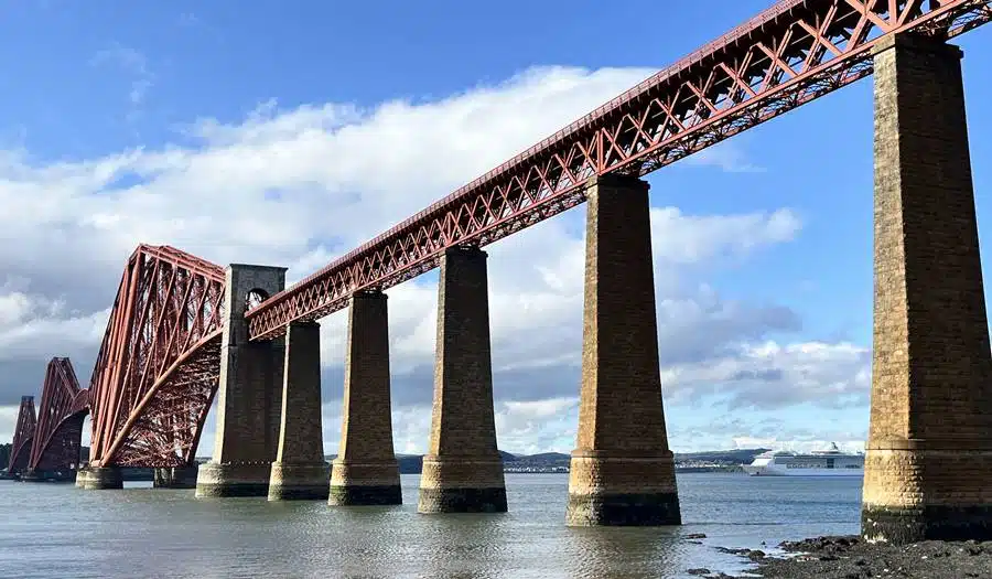 Edinburgh cruise port - South Queensferry's Forth Bridge