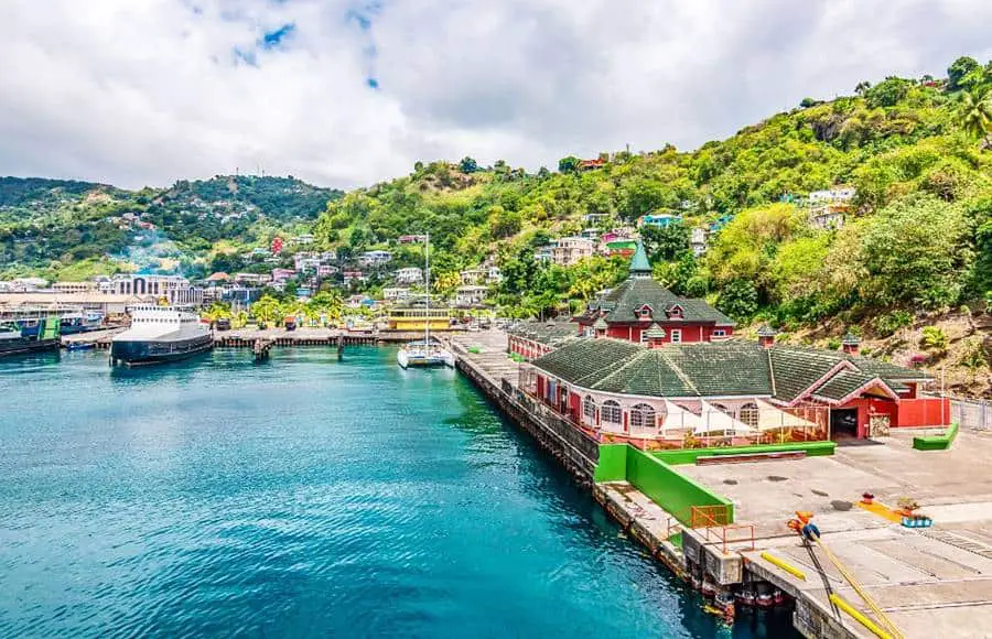 St Vincent cruise port - Kingstown cruise terminal