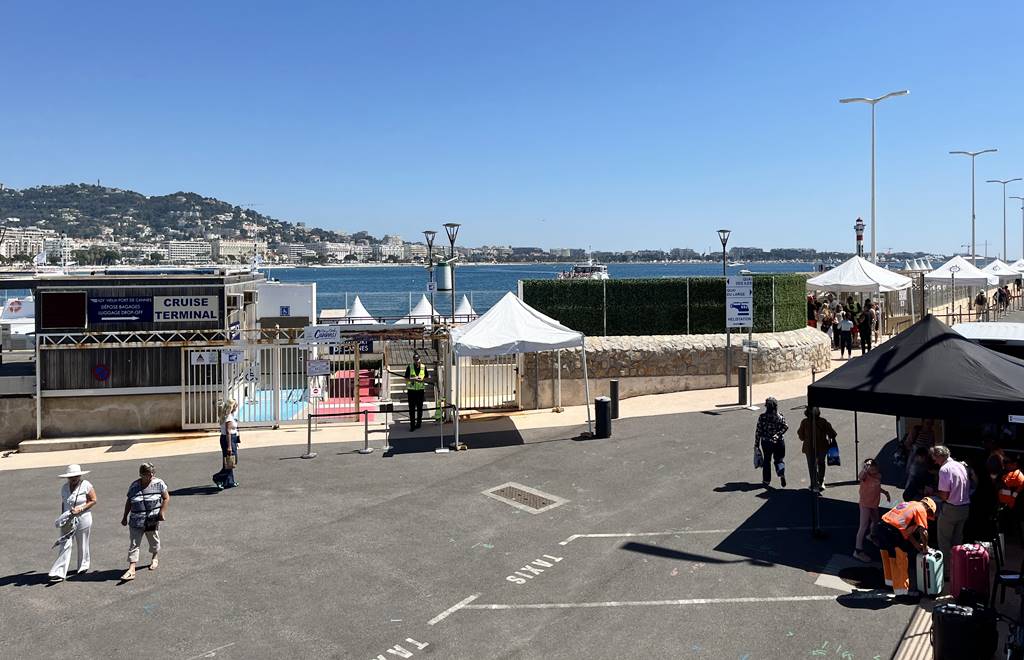 Cannes cruise terminal in Old Port