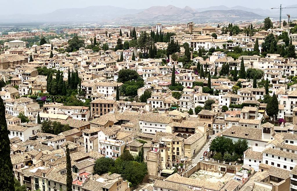 Granada and Sierra Nevada mountains