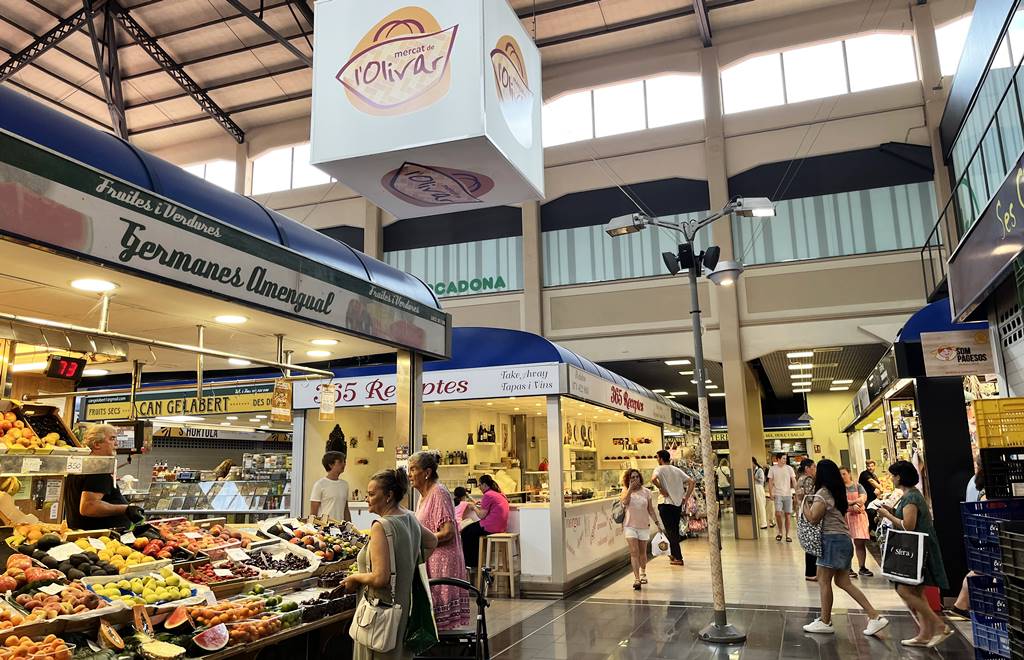 Mercat de l'Olivar in Palma de Mallorca Old Town