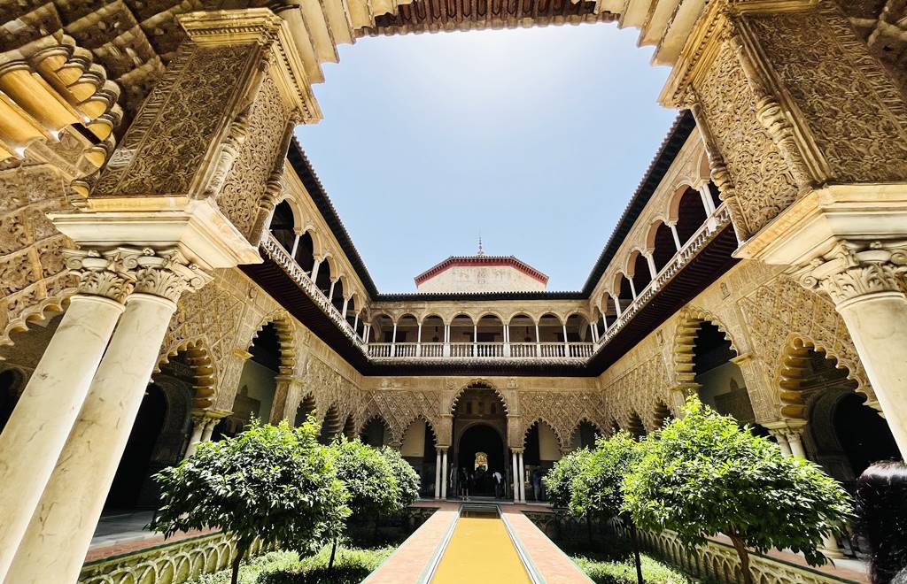 Patio de las Doncellas in Real Alcazar de Sevilla