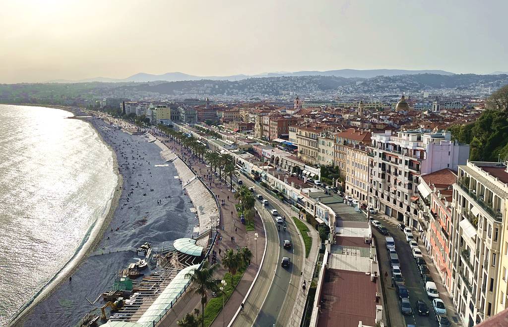 View of Nice from Castle Hill