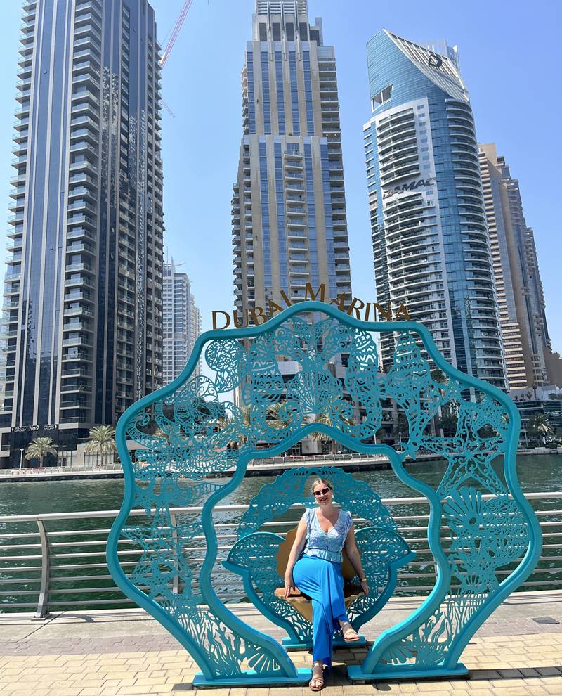 Dubai Marina sign